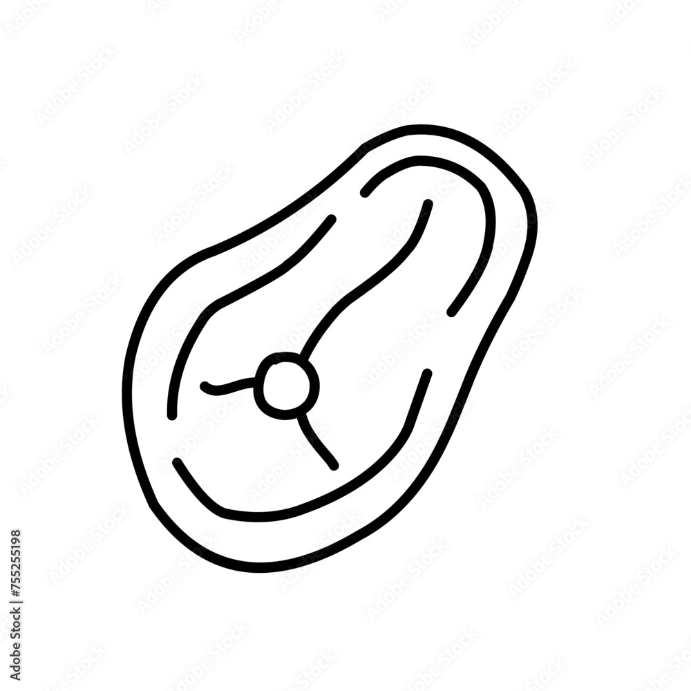 Meat and sausage related line icon Meat and sausage related line icon