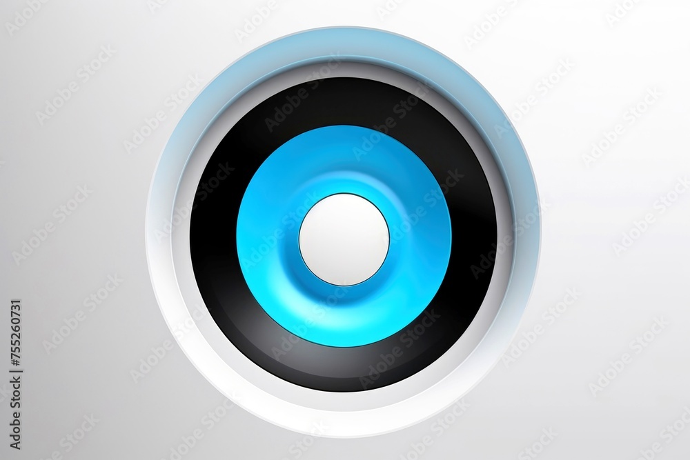 Close-up, Abstract technology digital keyhole ,high tech multicolor button Close-up, Abstract technology digital keyhole ,high tech multicolor button