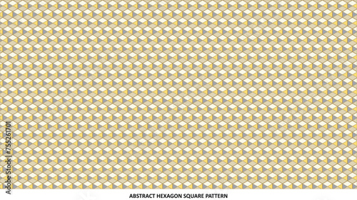 Abstract Hexagon Square Pattern Background Overlay