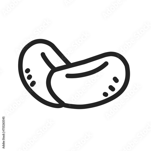 vegetables doodle vector illustration