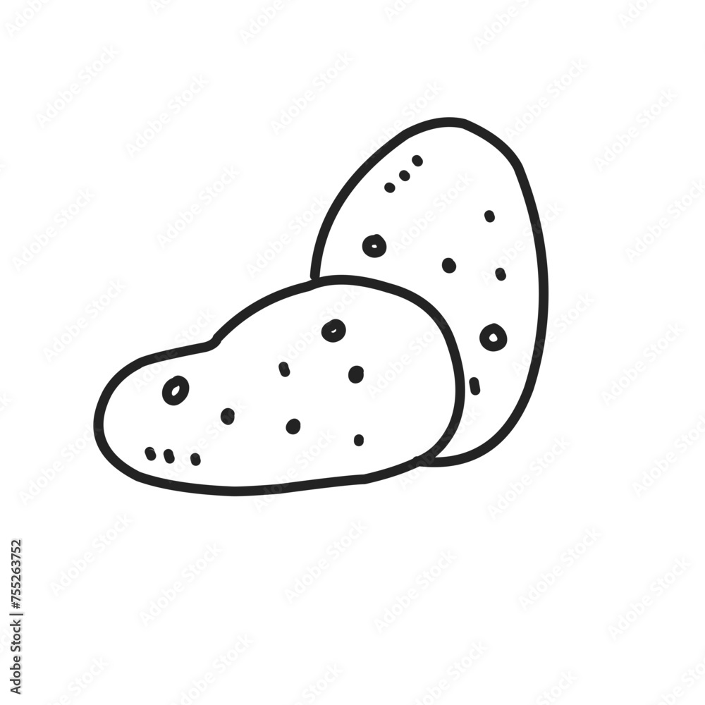 vegetables doodle vector illustration vegetables doodle vector illustration
