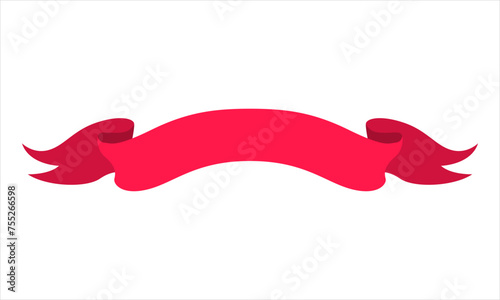Ribbon shape vector which can be used to support your design and of course it's free and the color can be changed according to your needs