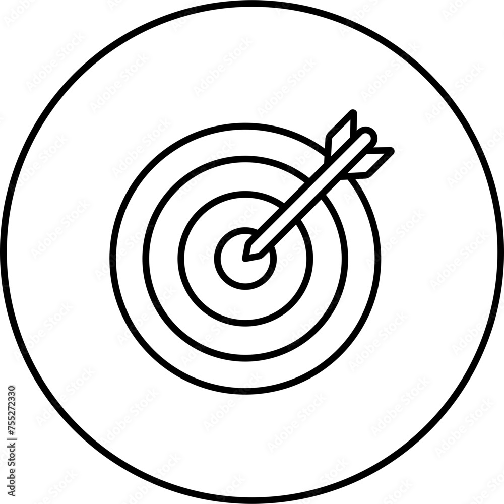 Dart Board Icon Dart Board Icon