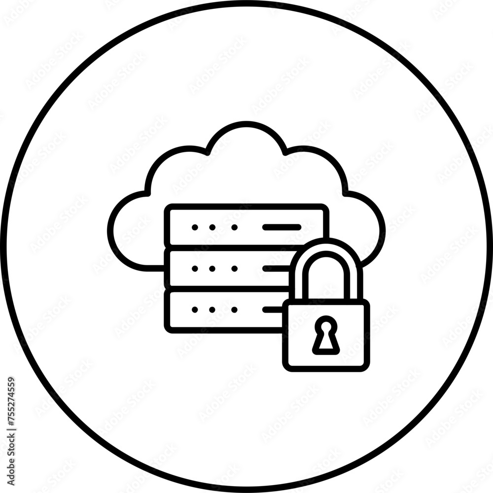 Secure Server Icon Secure Server Icon