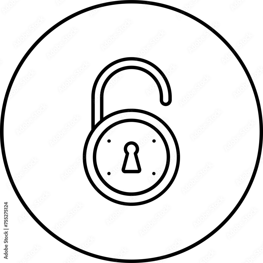 Open Lock Icon Open Lock Icon