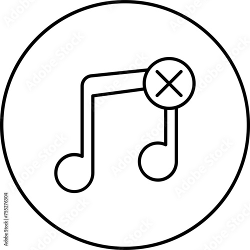 No Music Icon