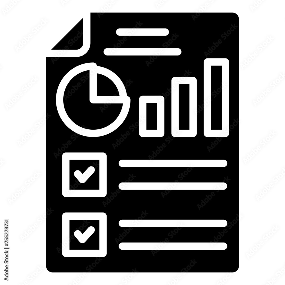 Report Icon Element For Design