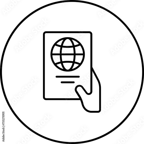 Passport control Icon