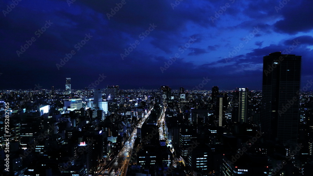 Fototapeta premium 景観・旅行 大阪,夜景