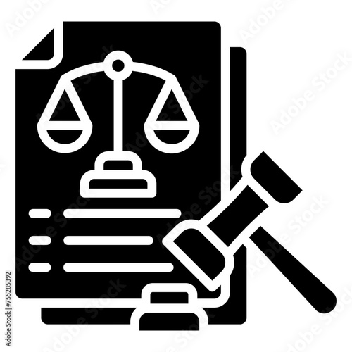 Legal Icon Element For Design