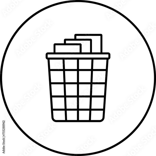 Paper Bin Icon