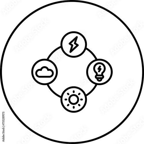 Energy Sources Icon