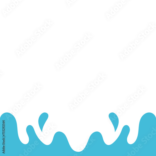 Blue Water Day Footer