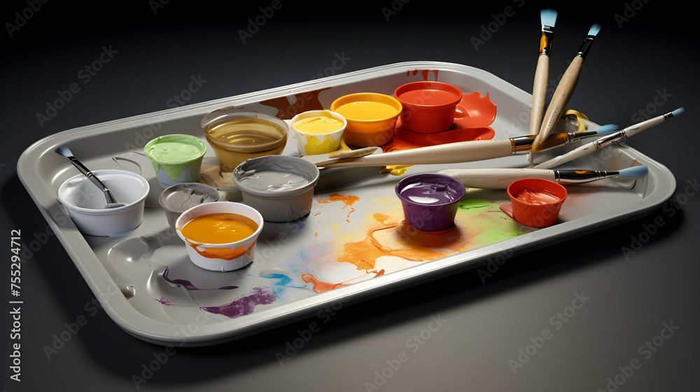 Paint tray liner facilitating easy cleanup Paint tray liner facilitating easy cleanup