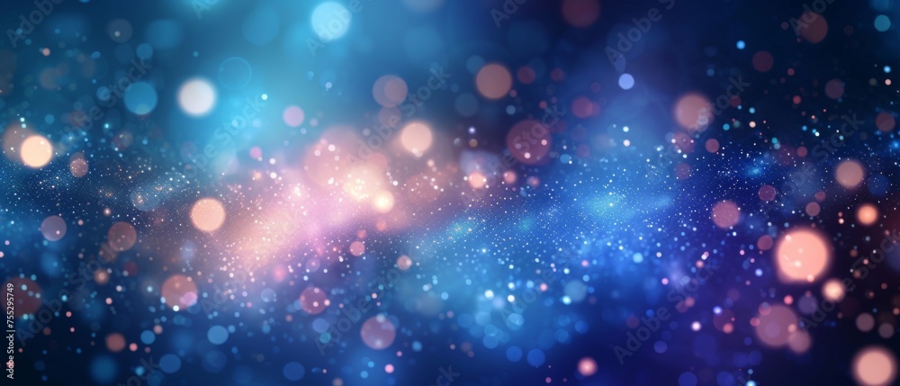 Colorful Sparkling Bokeh Background