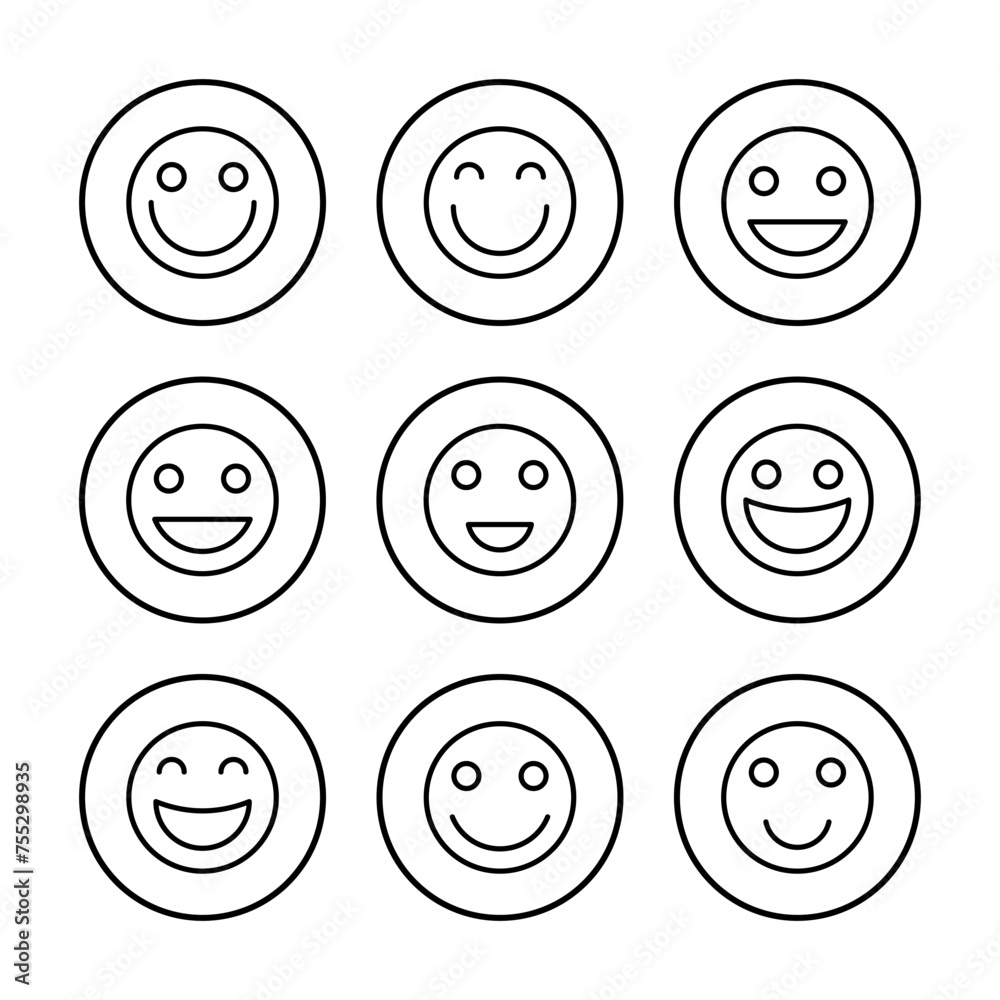 smile icon vector illustration. smile emoticon icon. feedback sign and symbol smile icon vector illustration. smile emoticon icon. feedback sign and symbol