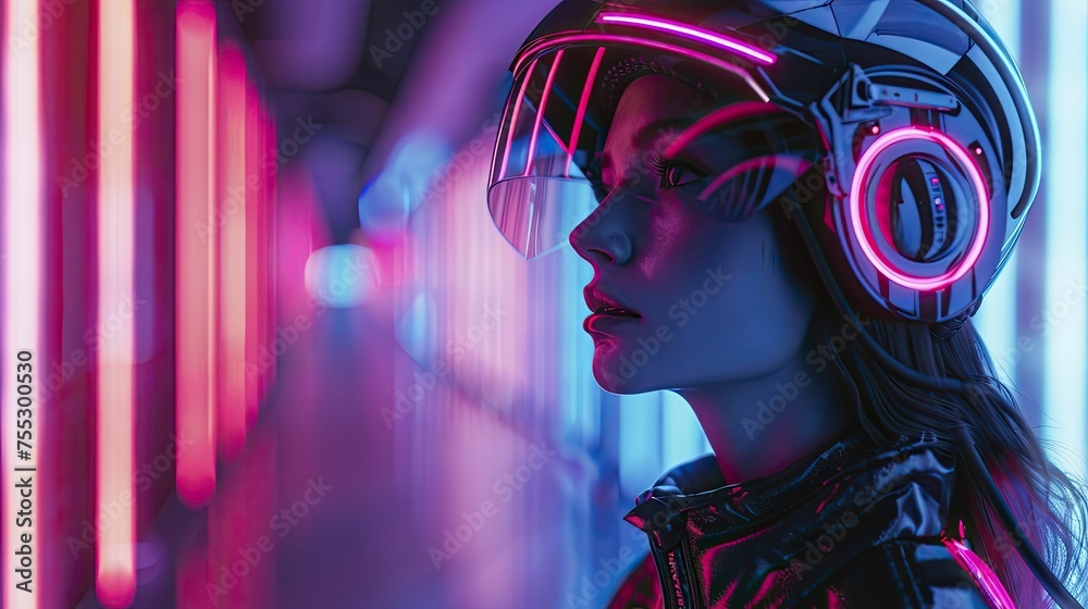 Obraz premium A compelling AI scenario: AI rejects unethical task, displays ethical logic independently.