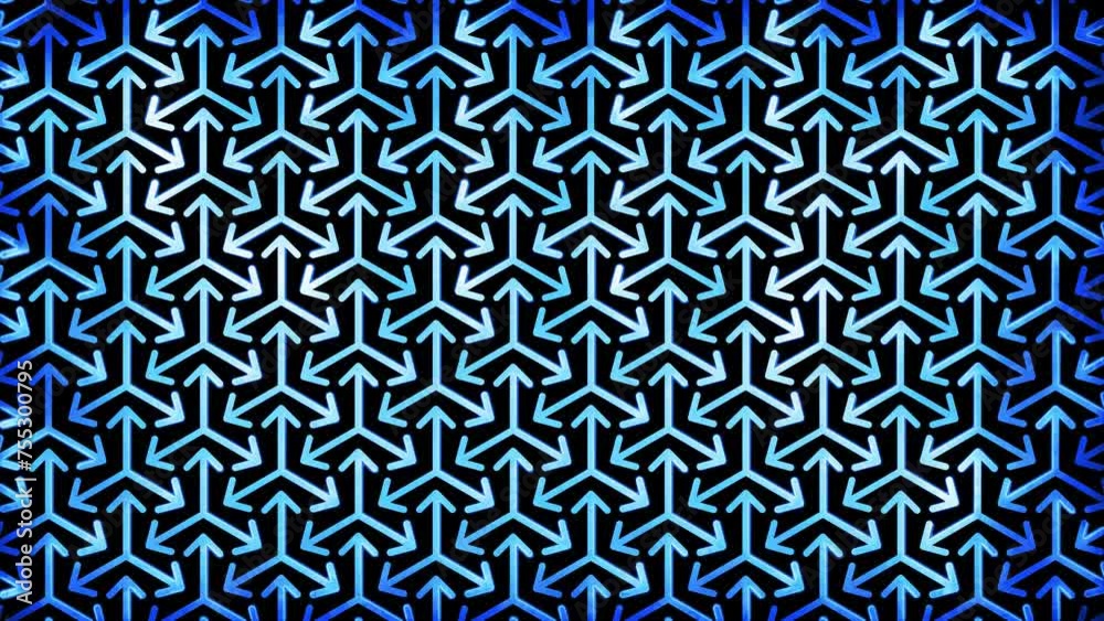 Glowing looping neon effect pattern abstract background, black background. Glowing looping neon effect pattern abstract background, black background.
