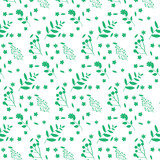 Seamless floral blossom pattern art design print fabric illustration vector
