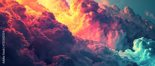 Vibrant Sunset Cloudscape Artistry