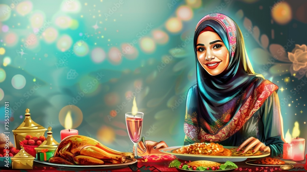 Joyous iftar moments: Share the happiness with an assortment of delectable dishes prepared for breaking the fast.
Joyous iftar moments: Share the happiness with an assortment of delectable dishes prepared for breaking the fast.