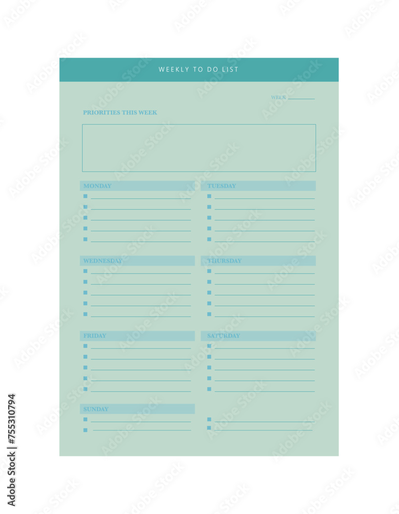 Weekly to do list (Candy) Planner. Weekly to do list (Candy) Planner.