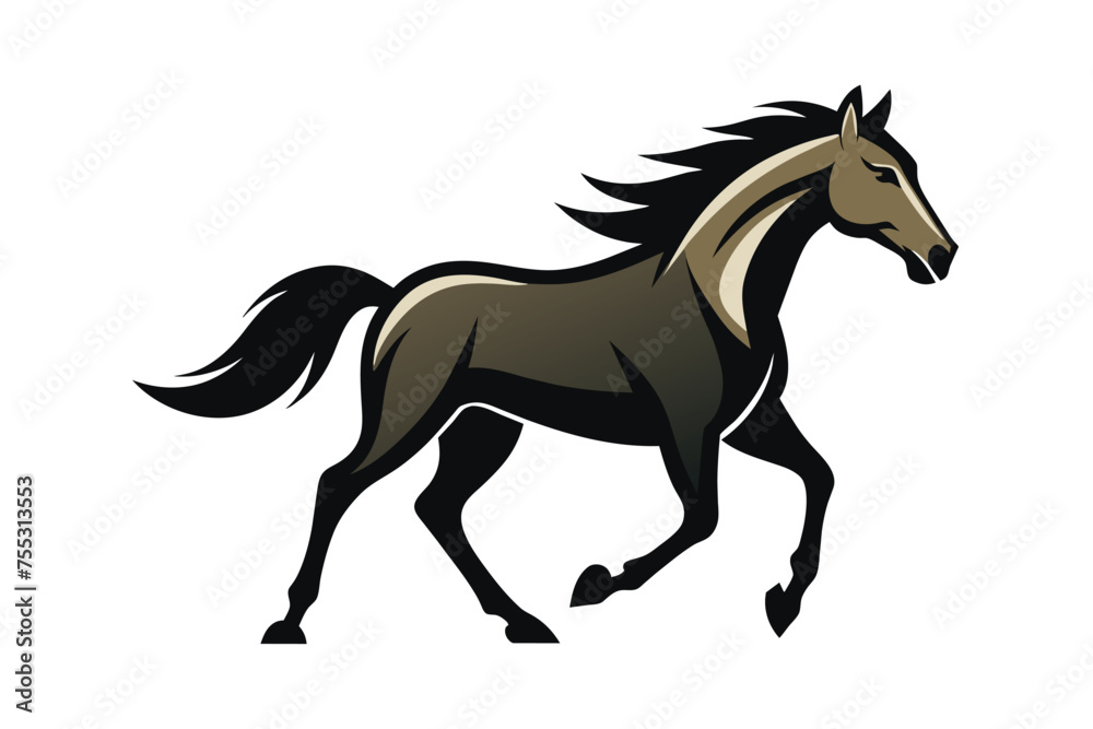 horse-body-logo -vector-illustration .eps