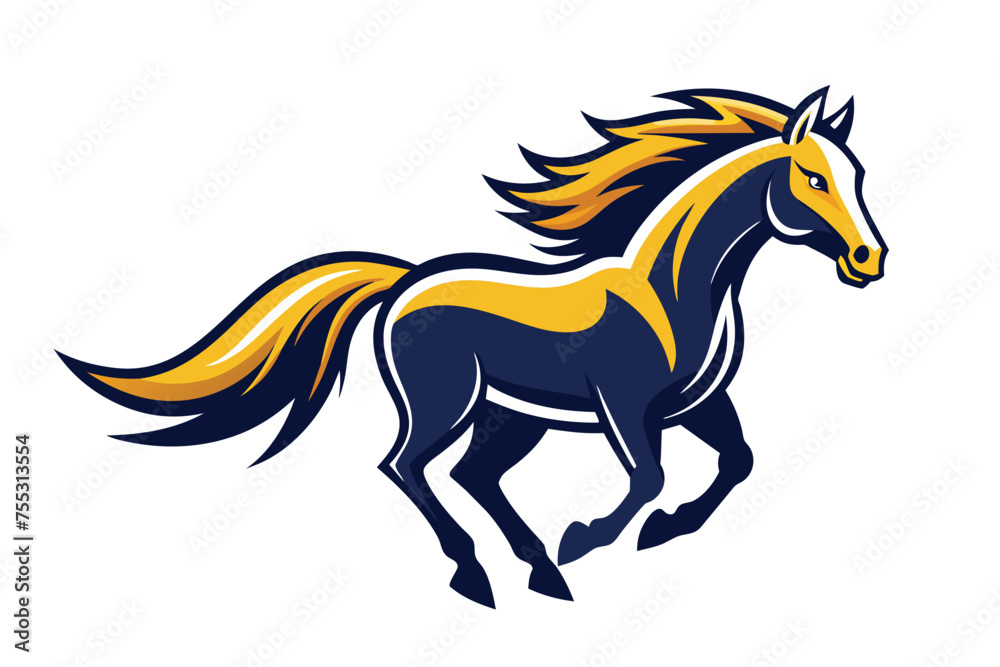 horse-body-logo vector illustration.eps