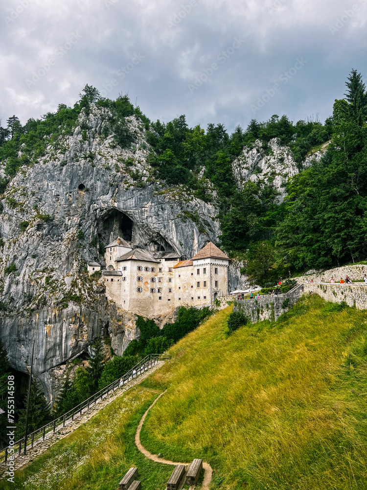Fototapeta premium View of Predjama Castle in Slovenia