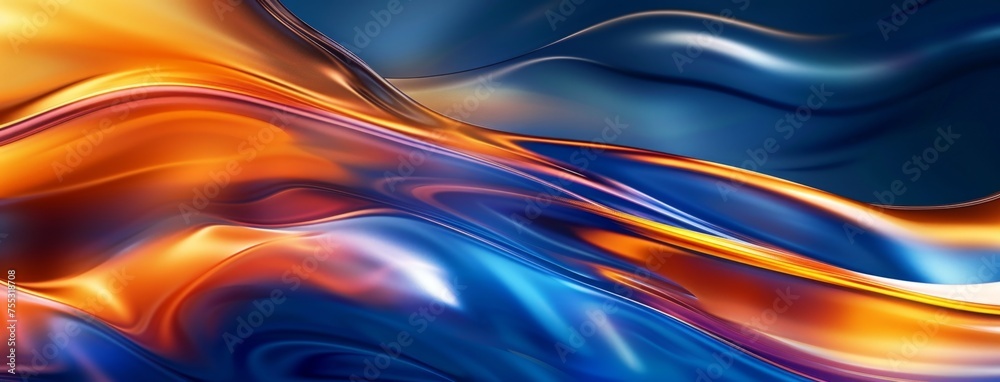 Fototapeta premium Fluid Art Abstract Background