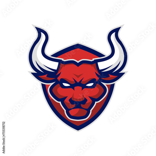Bull Sports Logo Template