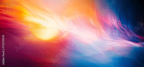 Abstract Colorful Light Motion Background