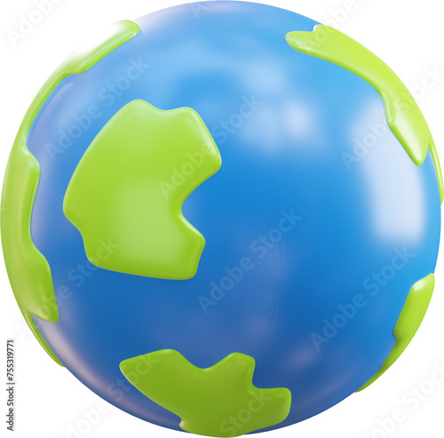 Earth Planet 3d icon