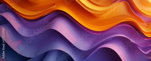 Vibrant Abstract Wavy Background