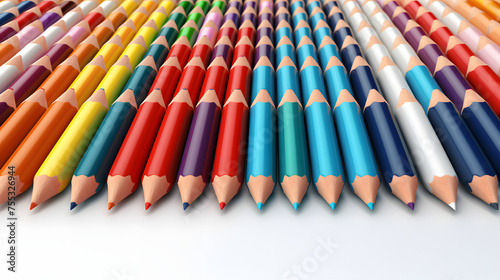 Pencil 3d rendering