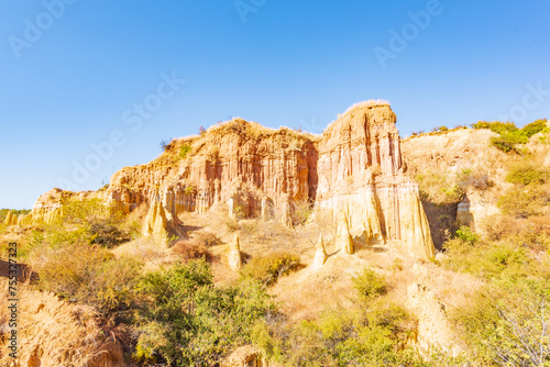 Landscape of Chuxiong Yuanmou Tulin in Yunnan, China