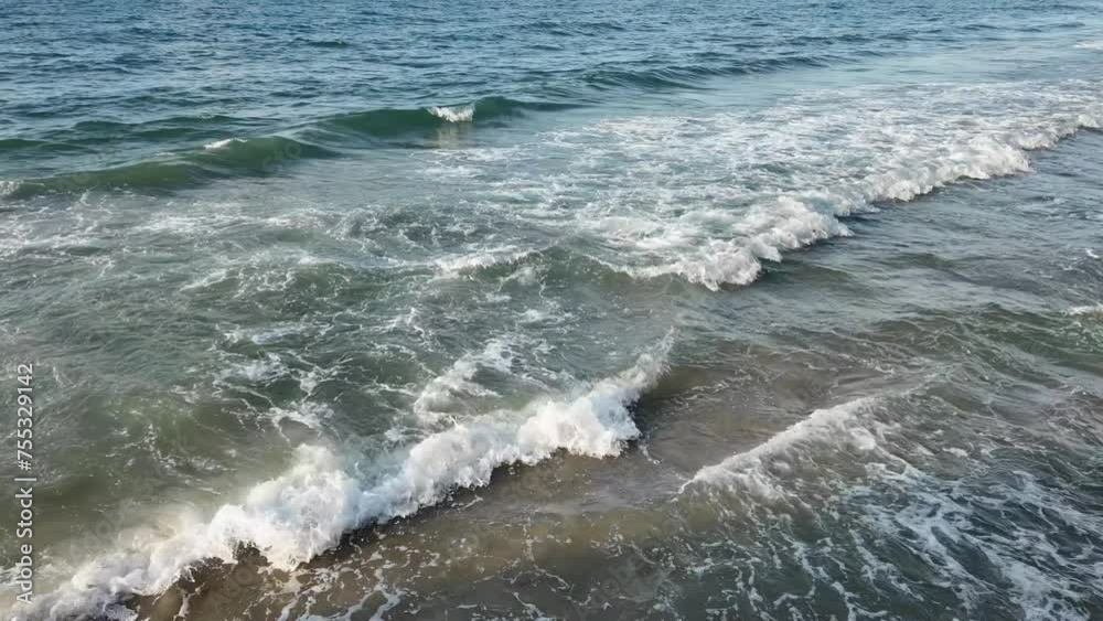 Wave beach ocean blue sky and cloud Wave beach ocean blue sky and cloud