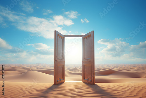 Open door to the to new life
