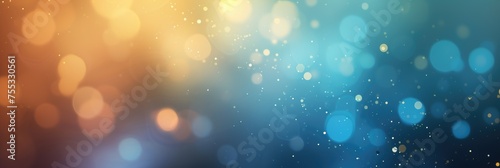 Colorful Bokeh Effect on a Festive Background