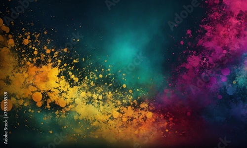 watercolor gradient background. Abstract hand paint square stain backdrop