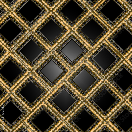 Abstract illustration, polygonal pattern, cpu computer technology