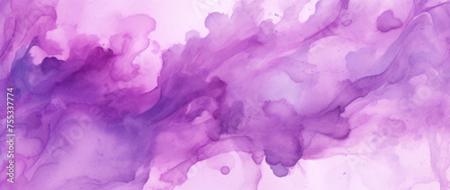 Abstract Watercolor Background Purple Hues photo