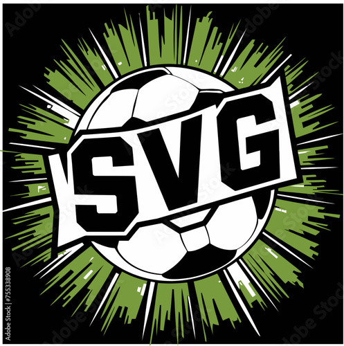 SOCCER T SHIRT DESIGN , SOCCER FOOTBOLL ,SOCCER LOGO DESIGN , SVG , RETRO ,T SHIRT DESIGN  photo