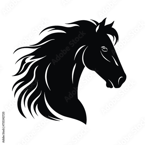 Horse logo © vectorcyan