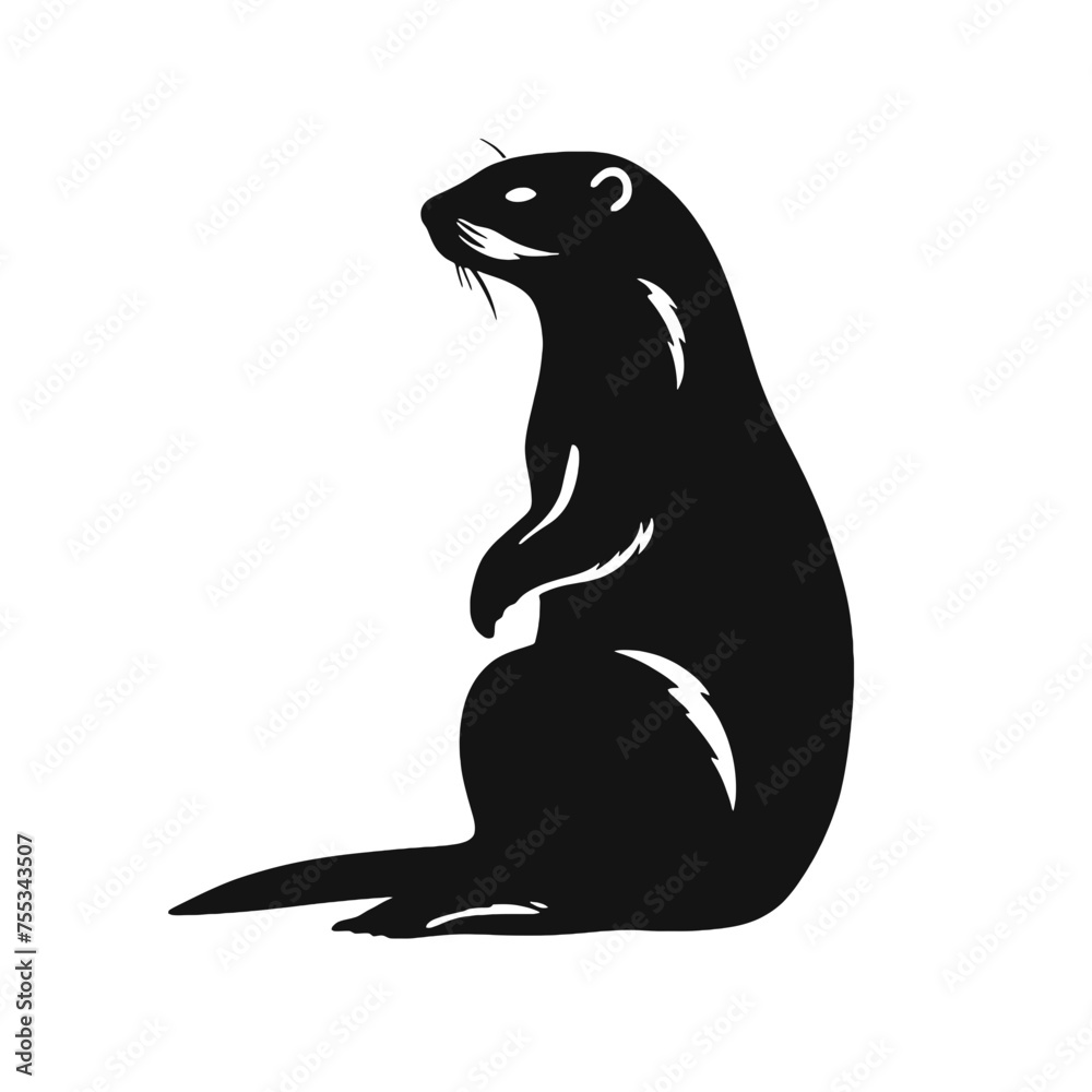 Otter Silhouette Otter Silhouette