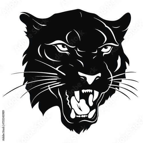 black panther Silhouette  