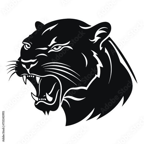 black panther Silhouette  