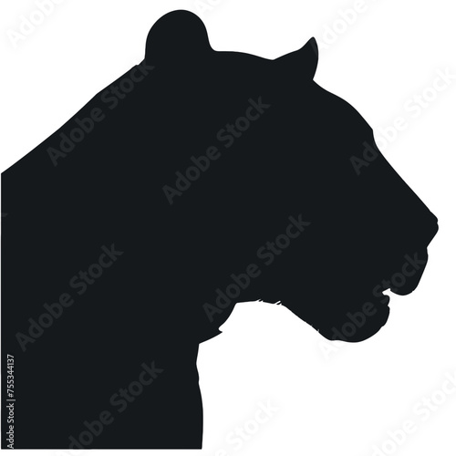 black panther Silhouette  