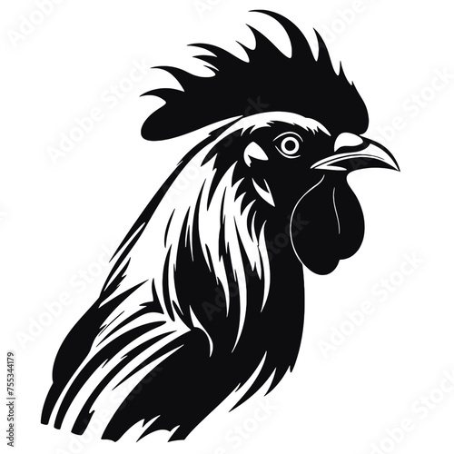 Wallpaper Mural rooster  Silhouette   Torontodigital.ca