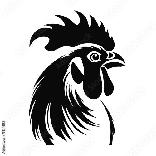 Wallpaper Mural rooster  Silhouette   Torontodigital.ca